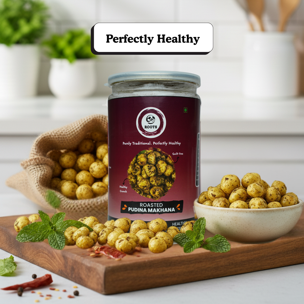 Roasted Pudina Makhana