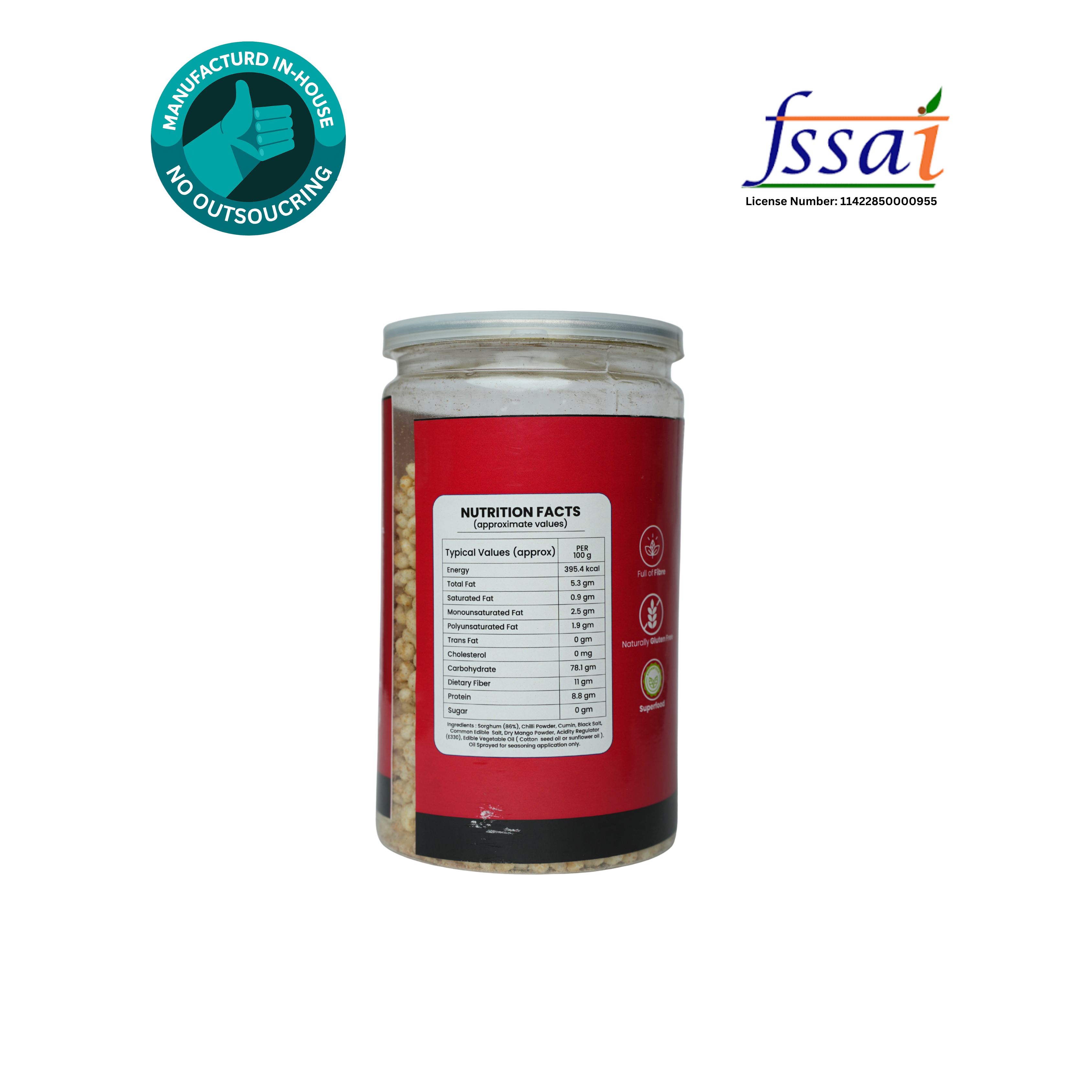 Roasted Jowar Puff Masala