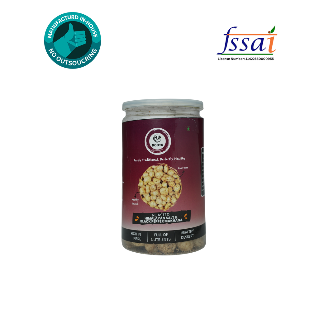 Roasted Himalyan Salt Black Pepper Makhana