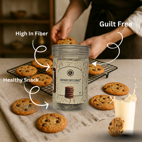 Chocolate Oats Cookies