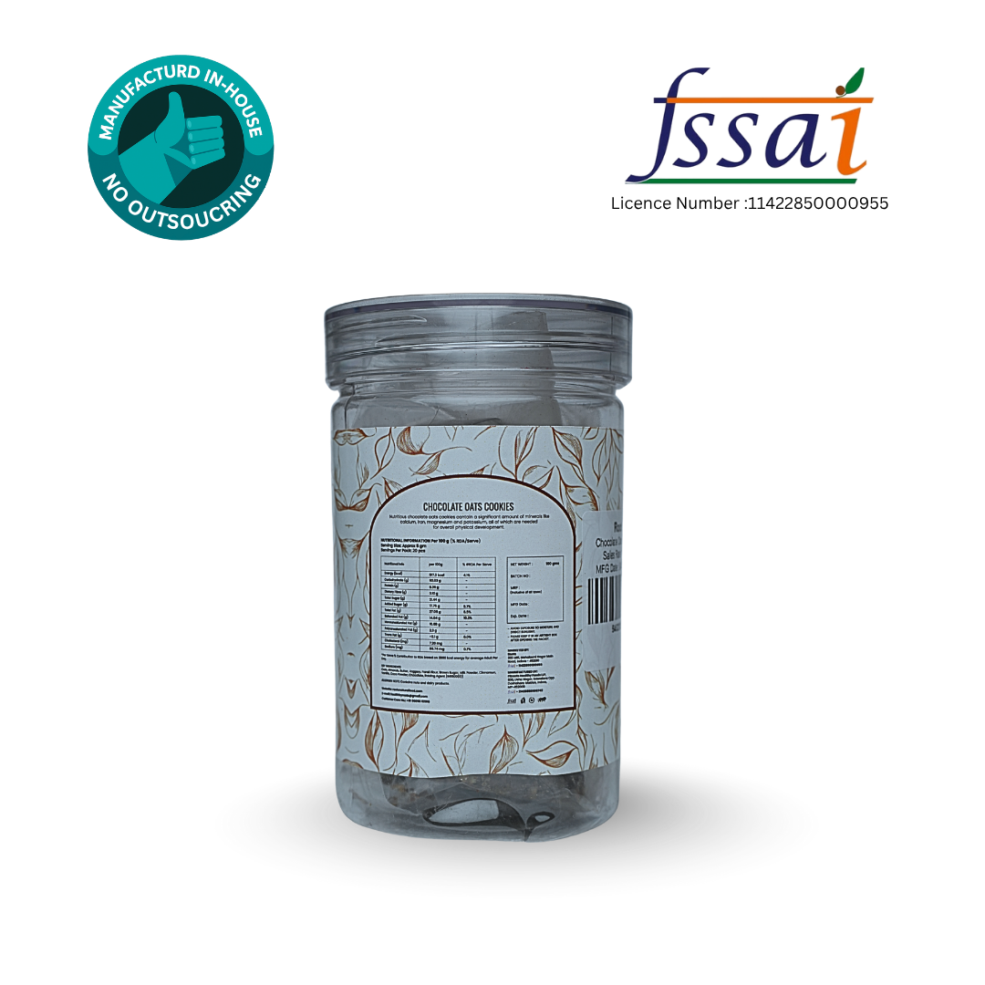 Chocolate Oats Cookies