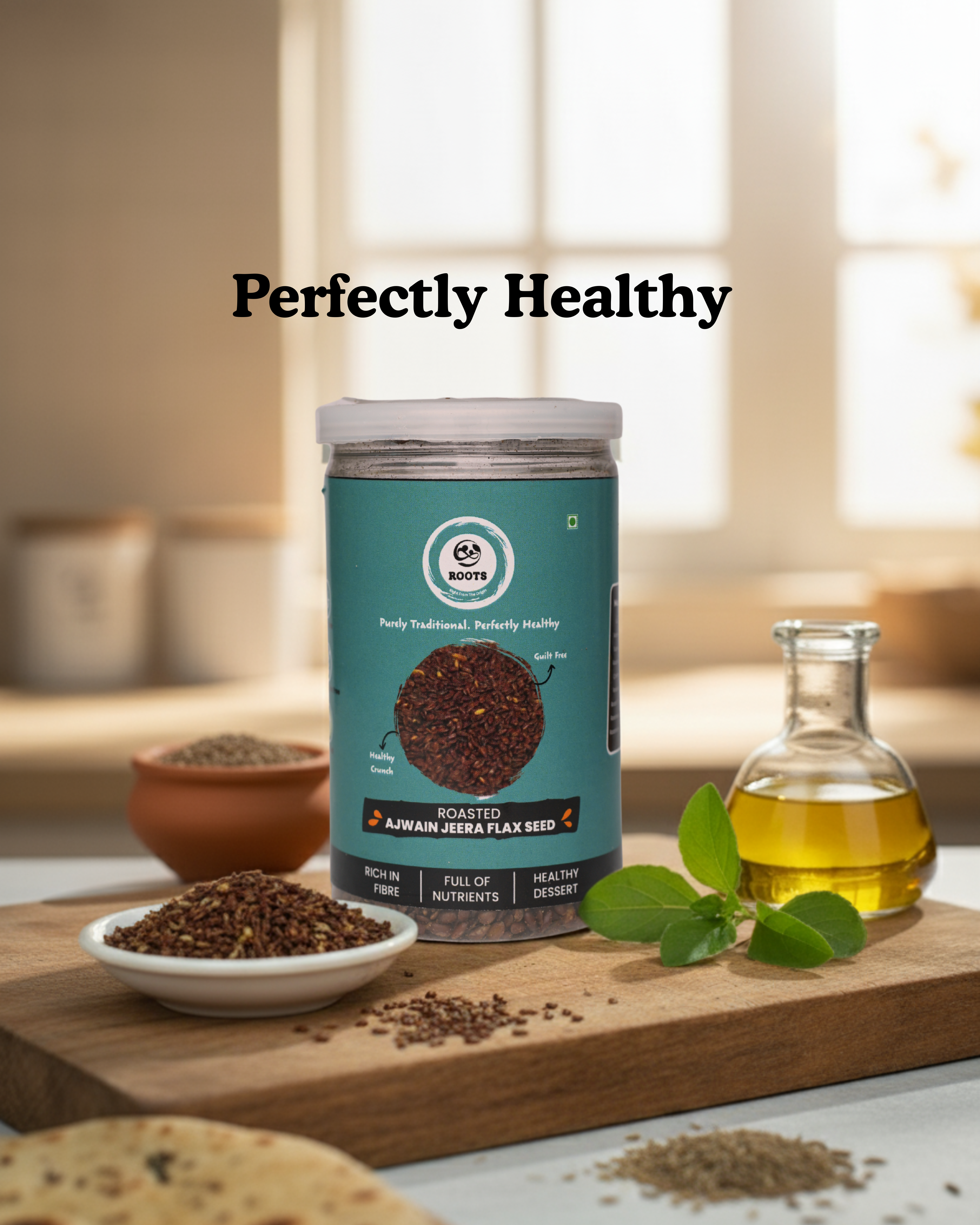 Roasted Ajwain Jeera Flax Seed