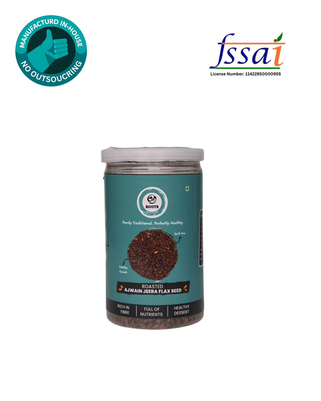 Roasted Ajwain Jeera Flax Seed