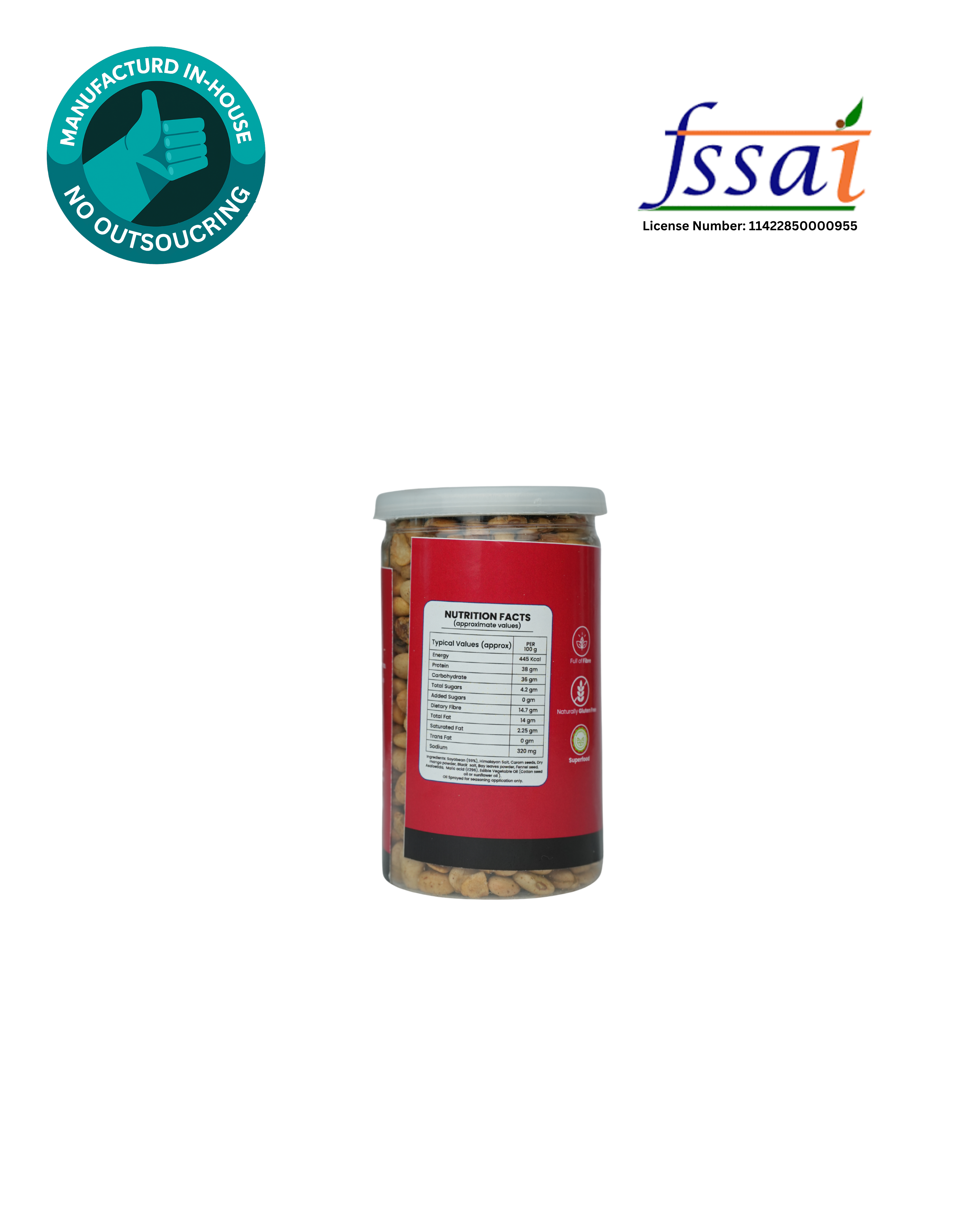 Roasted Soya Bean Masala