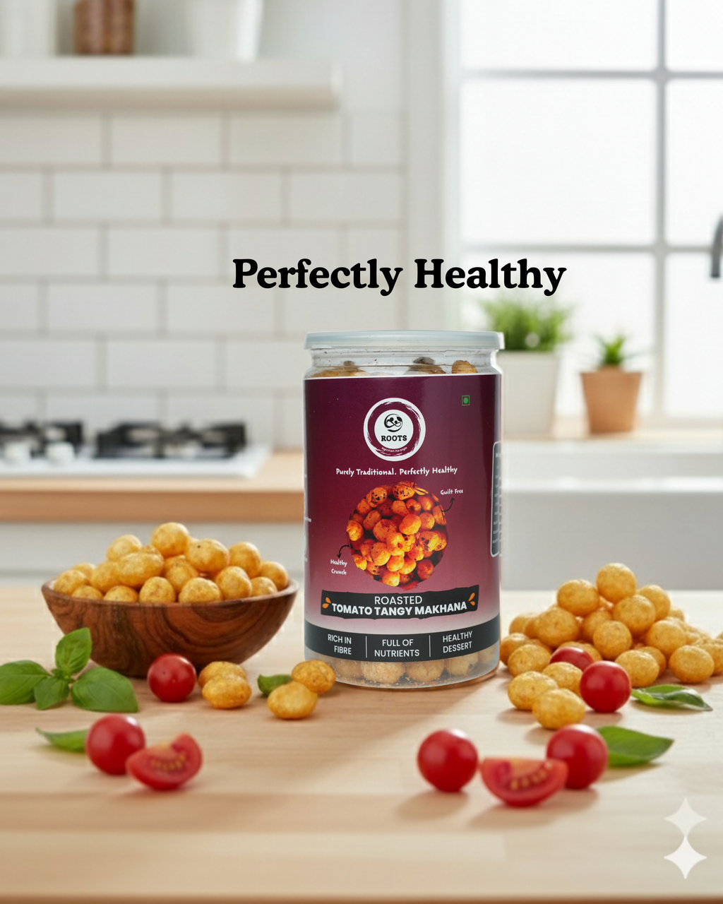 Roasted Tangy Tomato Makhana